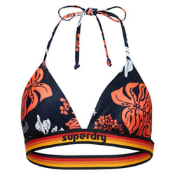 Haut de maillot de bain triangle femme Superdry Vintage Logo - L