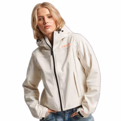 Veste imperméable à capuche softshell femme Superdry Code Trekker