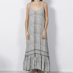 Robe Vintage Long Beach Cami Viscose Multicolore