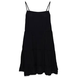 Robe Vintage Mini Beach Cami Viscose Noir