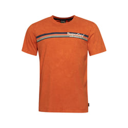 T-Shirt Vintage Venue Coton Orange