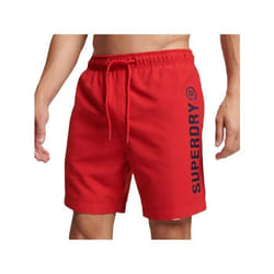 Maillot De Bain Code Core 17 Inch Polyester Rouge