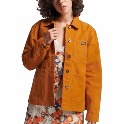 Veste Vintage Chore Coton Marron