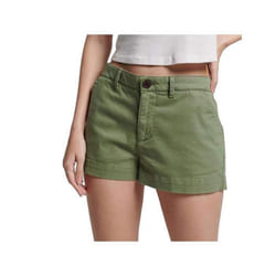 Short Superdry vintage chino Femme Kaki