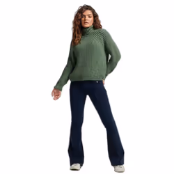 Pull ample col roulé surpiqué femme Superdry - S