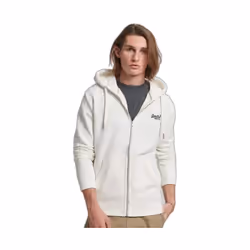 Sweat Superdry Vintage Homme Blanc