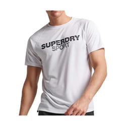 T-Shirt Train Active Polyester Blanc