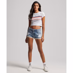 Mini-short jean femme Superdry