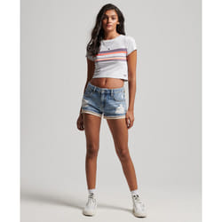 Mini-short jean femme Superdry