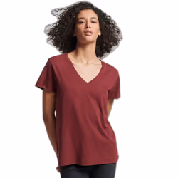 T-shirt col V brodé et flammé femme Superdry