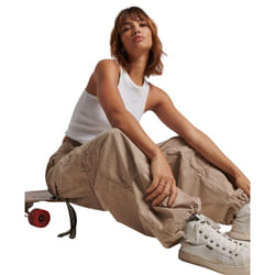 Pantalon baggy parachute femme Superdry