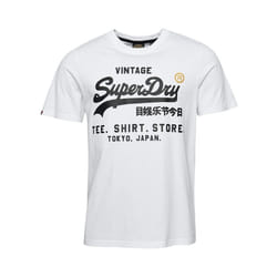 T shirt Superdry classique Vintage Logo Store Homme Blanc