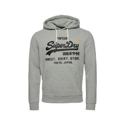 Sweat Superdry classique Vintage Logo Store Homme Gris