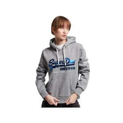 Sweat Superdry vintage Femme Gris