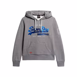Sweat Superdry vintage Femme Gris