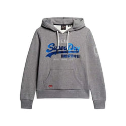 Sweat Superdry vintage Femme Gris