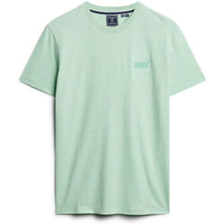 T shirt Superdry Essential Logo Homme Vert