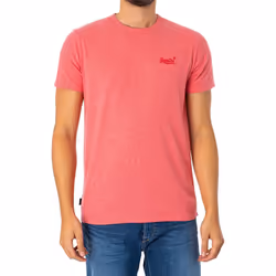 T shirt Superdry Vintage Homme Rose