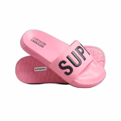 Claquettes de piscine véganes femme Superdry Code Core