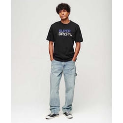 T-Shirt Sportswear Loose Coton Noir