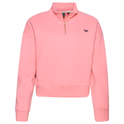 Sweatshirt à col tunisien et logo brodé femme Superdry Vintage