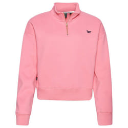 Sweatshirt à col tunisien et logo brodé femme Superdry Vintage