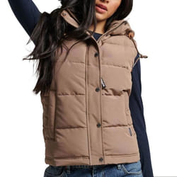 Doudoune sans manches à capuche femme Superdry Everest