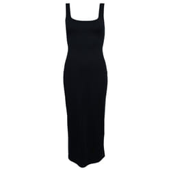 Robe mi-longue en jersey à col carré femme Superdry