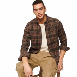 Chemise de bûcheron manches longues en coton bio Superdry