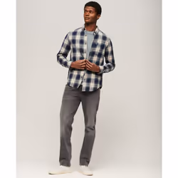 Chemise de bûcheron manches longues en coton bio Superdry