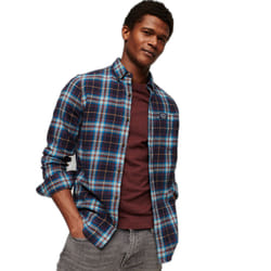 Chemise de bûcheron manches longues en coton bio Superdry