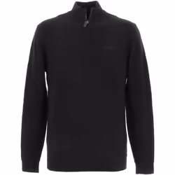 Pull 1/2 zip en maille brodé Superdry Essential