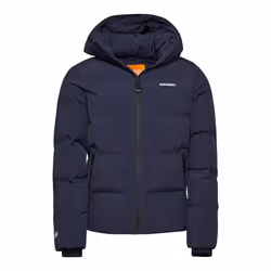 Doudoune Boxy Polyester Bleu