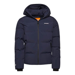 Doudoune Boxy Polyester Bleu