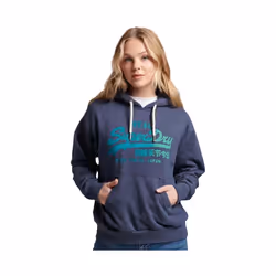 Sweat Superdry Vintage Femme Bleu