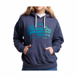 Sweat Superdry Vintage Femme Bleu