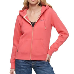 Sweatshirt à capuche zippé à logo femme Superdry Essential