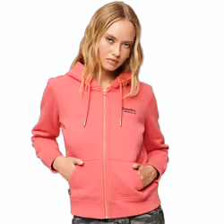 Sweatshirt à capuche zippé à logo femme Superdry Essential