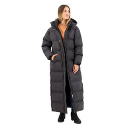 Manteau matelassé à capuche Maxi - Superdry - Noir - Femme