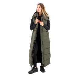 Doudoune longue à capuche sans manches femme Superdry Ripstop