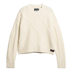 Pull torsadée épaisse femme Superdry