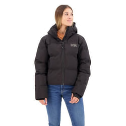 Veste matelassée - SUPERDRY - Boxy - Noir - Femme - Capuche amovible