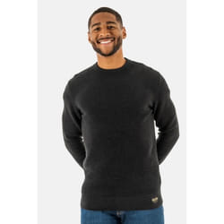 Pull ras du cou en maille texturée Superdry