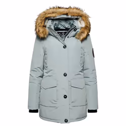 Parka à capuche avec fourrure synthétique femme Superdry Everest