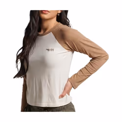T-shirt de baseball à logo femme Superdry Essential