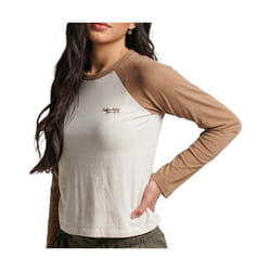 T-shirt de baseball à logo femme Superdry Essential