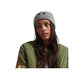 Bonnet Superdry Classic Knitted Femme Gris