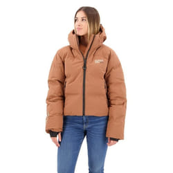 Veste matelassée oversize SUPERDRY en cuir brut - Rawhide Brown - Femme