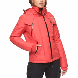 Veste Mountain Wincheater Polyester Rouge