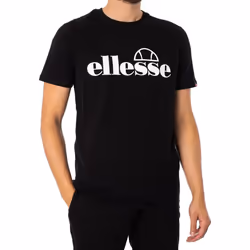 T-shirt homme Ellesse Fuenti - Noir - Manches courtes - 100% coton